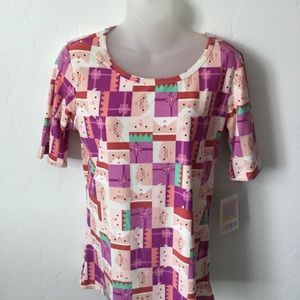 Medium Santa and mrs claus top